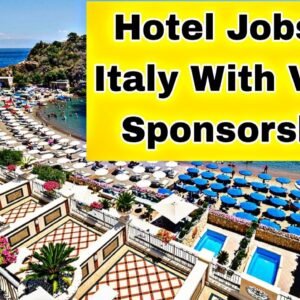 E50K Italy Hotel Housekeeping Jobs For Immigrants With Visa Support